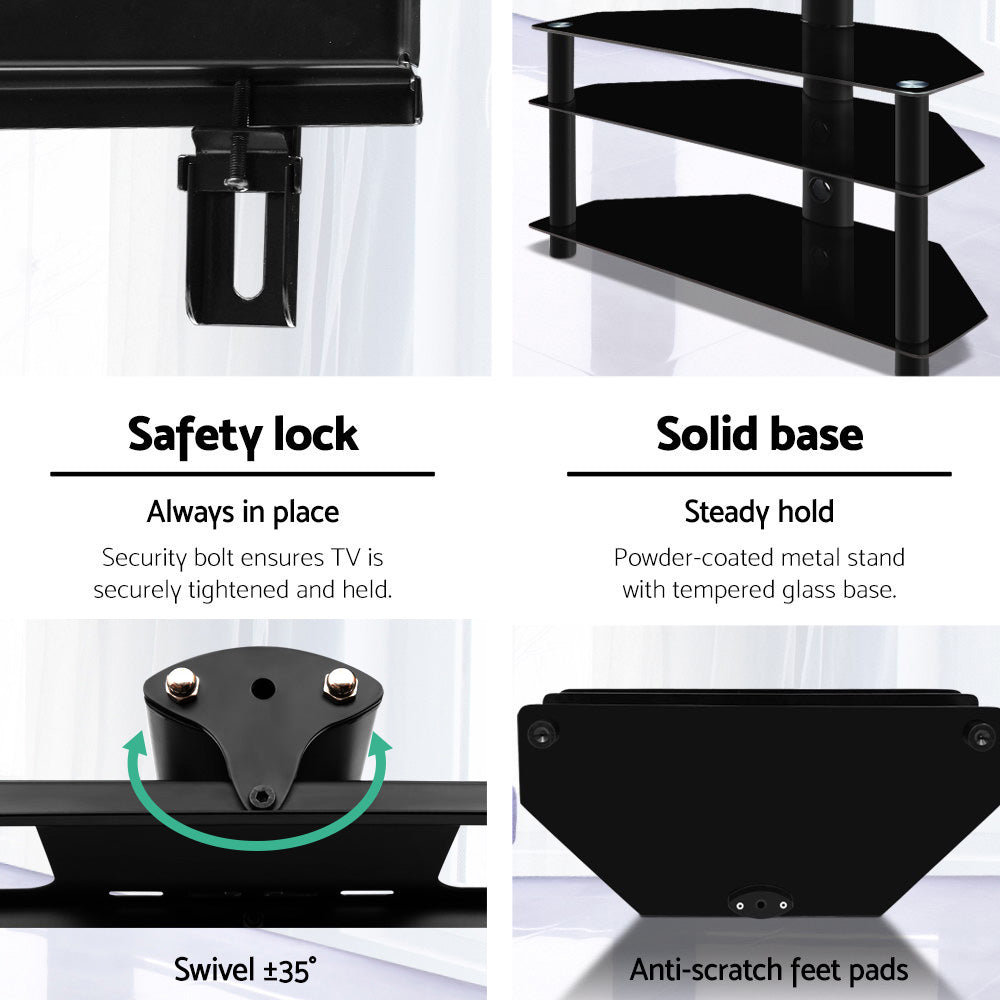 Artiss TV Stand Mount Bracket for 32"-60" LED LCD 3 Tiers Storage Floor Shelf Chez Guru