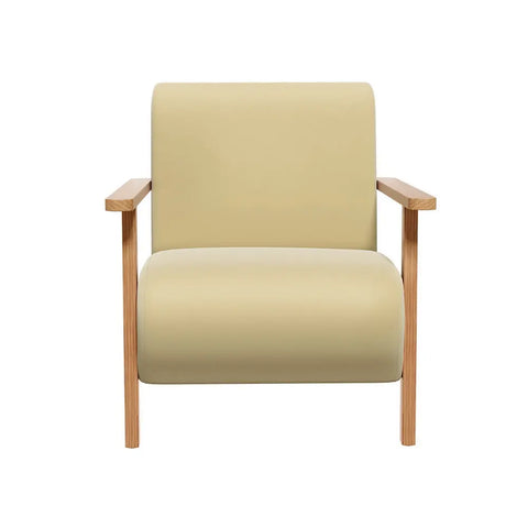 Artiss Armchair Velvet Yellow Olie - Chez Guru