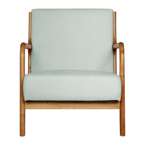Artiss Armchair Fabric Grey Olive - Chez Guru