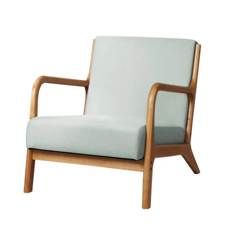 Artiss Armchair Fabric Grey Olive - Chez Guru