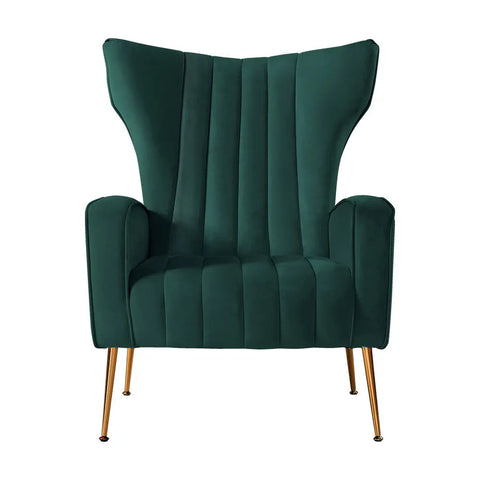 Artiss Armchair Green Velvet Kate - Chez Guru