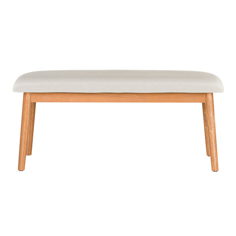 Artiss Dining Bench Upholstery Seat Wooden Chair 106cm Chez Guru