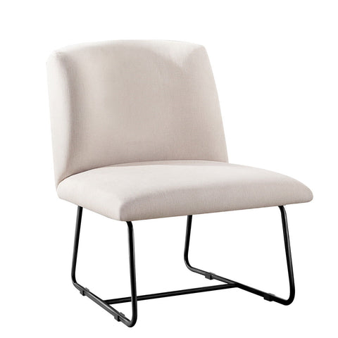 Artiss Accent Chair Armchair Cross Leg Beige Chez Guru