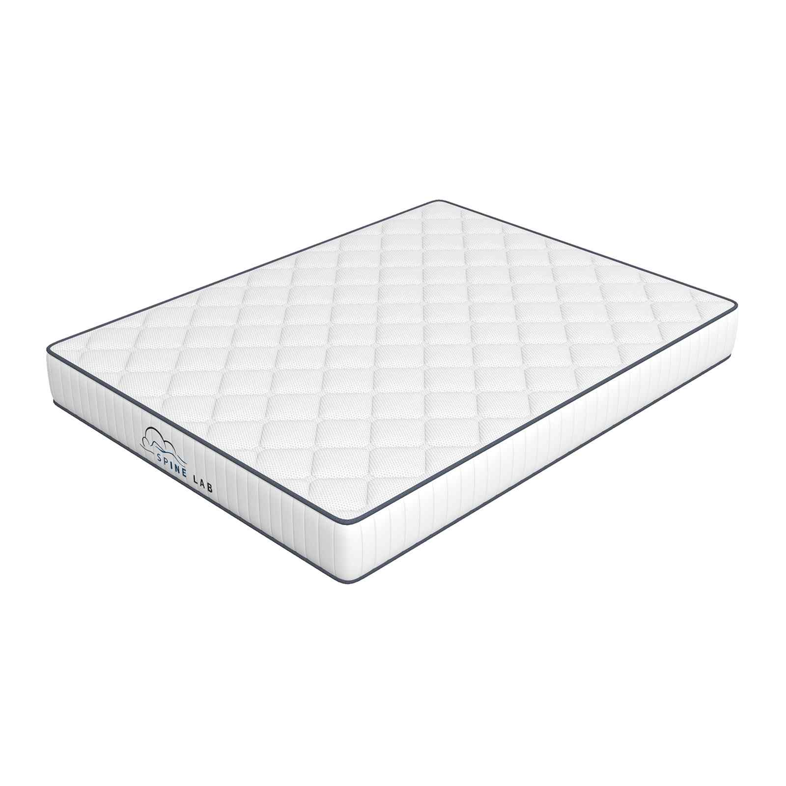 Spine-Lab Mattress 5 Zone 21cm Medium Firm Foam Bonnell Spring - King Single - White Chez Guru