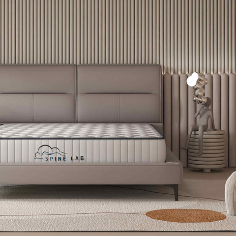 Spine-Lab Mattress 5 Zone 21cm Medium Firm Foam Bonnell Spring - King Single - White Chez Guru