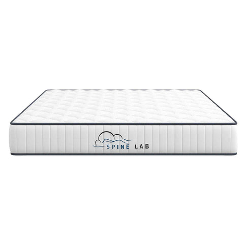 Spine-Lab Mattress 5 Zone 21cm Medium Firm Foam Bonnell Spring - King Single - White Chez Guru