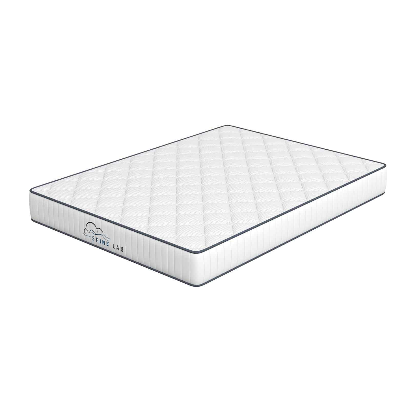 Spine-Lab Mattress 5 Zone 21cm Medium Firm Foam Bonnell Spring - King Single - White Chez Guru
