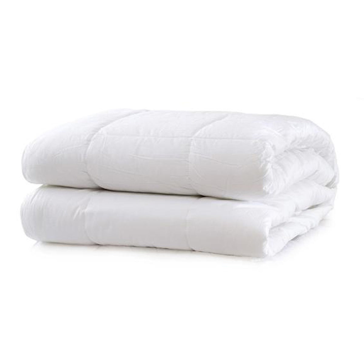 Royal Comfort Fitted Foam Cover Underlay Goose Mattress Topper 1000GSM - King - White Chez Guru