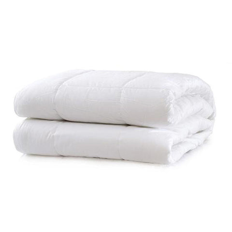 Royal Comfort Fitted Foam Cover Underlay Goose Mattress Topper 1000GSM - King - White Chez Guru