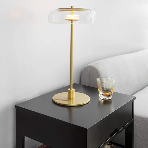 Black Bedside Table with 2 Drawers Chez Guru