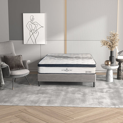 Boutique Single Mattress 7 zone Pocket Spring Memory Foam Chez Guru