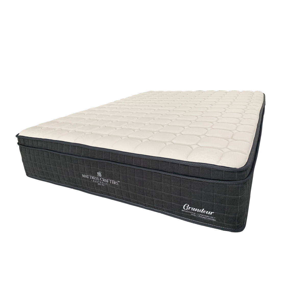 Grandeur King Single Mattress Latex Foam 7 Zone Pocket Spring Chez Guru