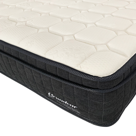 Grandeur King Single Mattress Latex Foam 7 Zone Pocket Spring Chez Guru