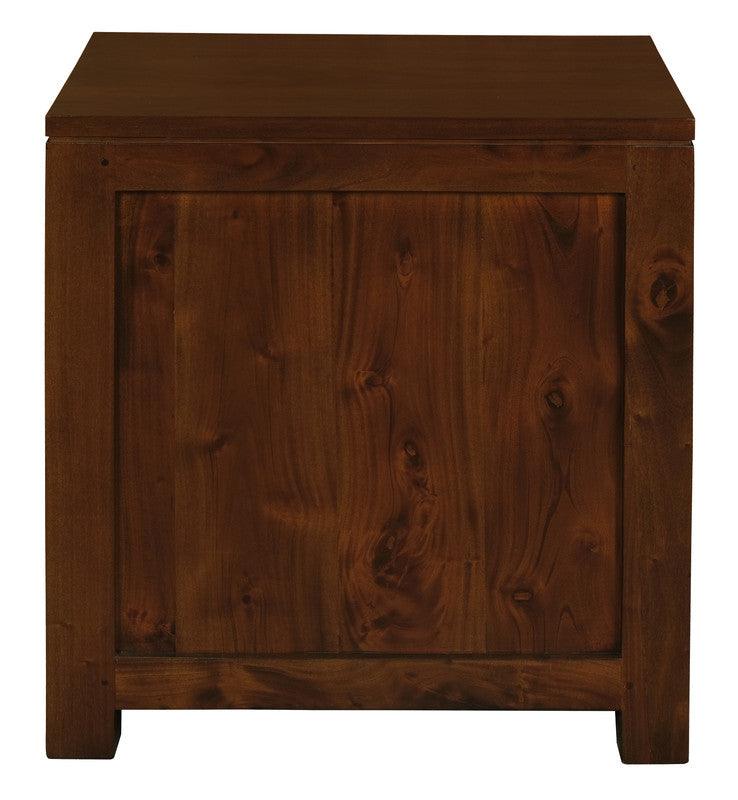 Amsterdam 2 Drawer Bedside Table (Mahogany) Chez Guru