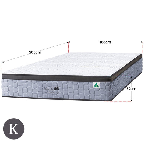 Laura Hill Essential Australian Made King Premium Mattress Chez Guru
