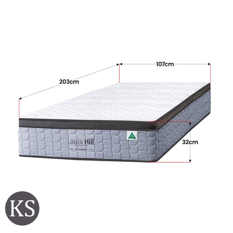 Laura Hill Essential Australian Made King Single Premium Mattress Chez Guru