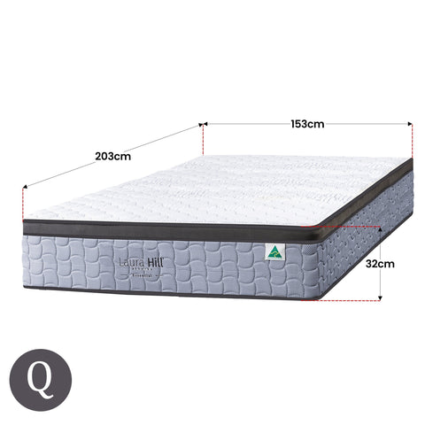 Laura Hill Essential Australian Made Queen Premium Mattress Chez Guru