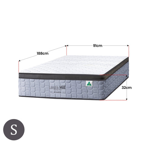 Laura Hill Essential Australian Made Single Premium Mattress Chez Guru