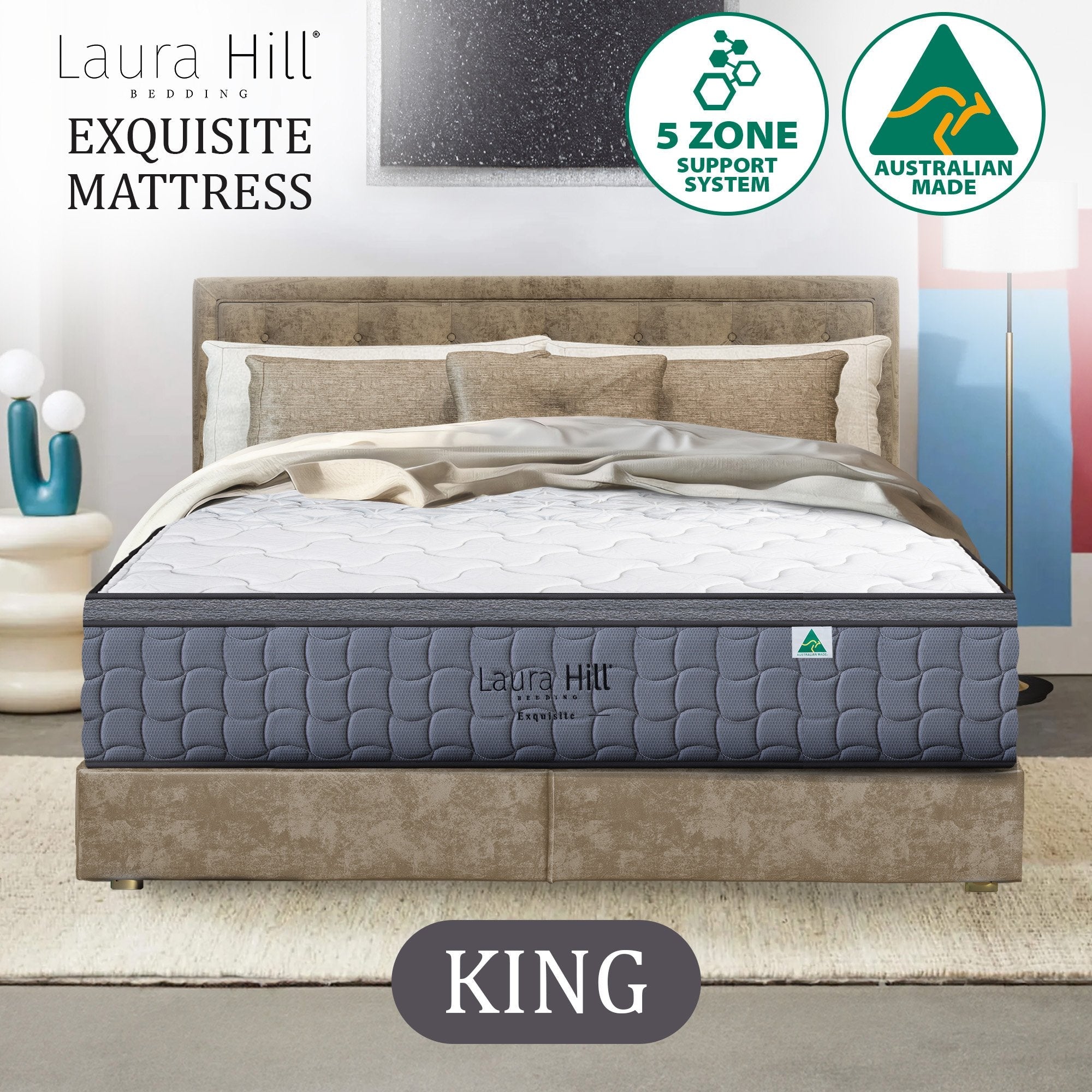 Laura Hill Exquisite Australian Made King Premium Mattress Chez Guru