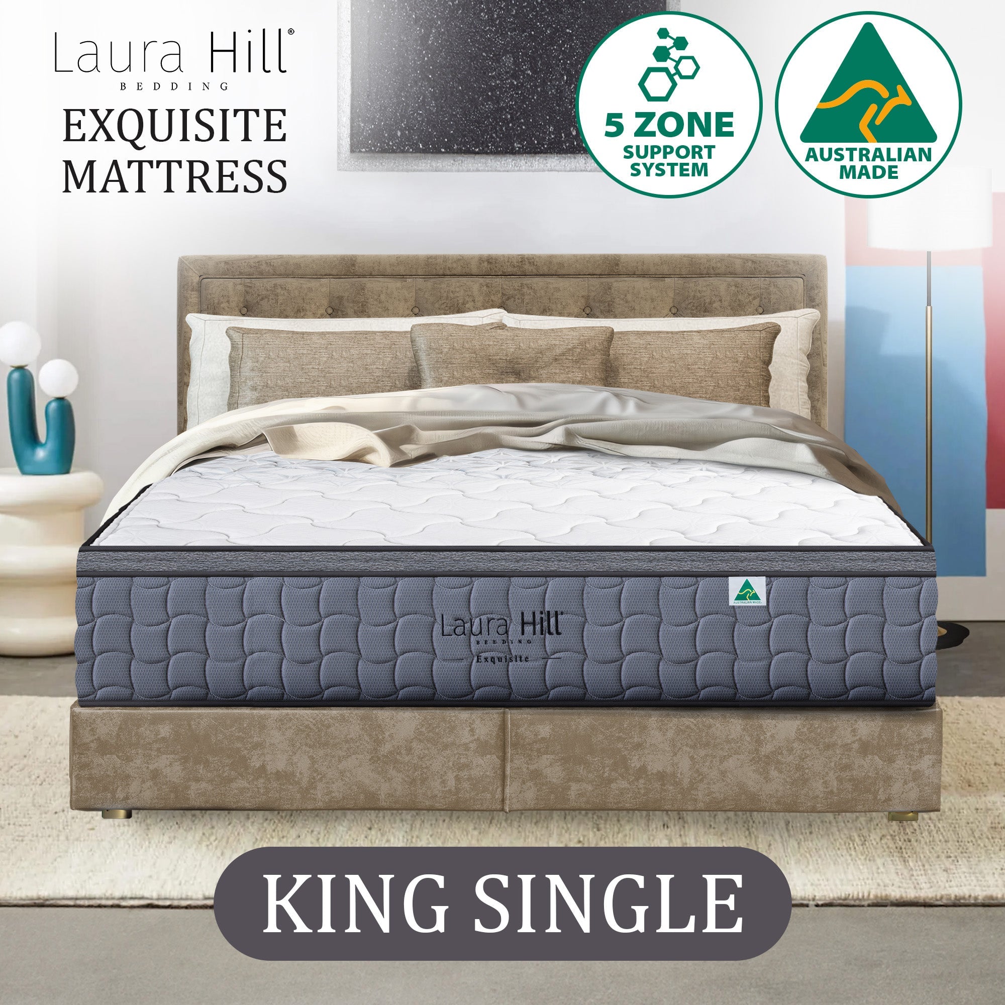 Laura Hill Exquisite Australian Made King Single Premium Mattress Chez Guru