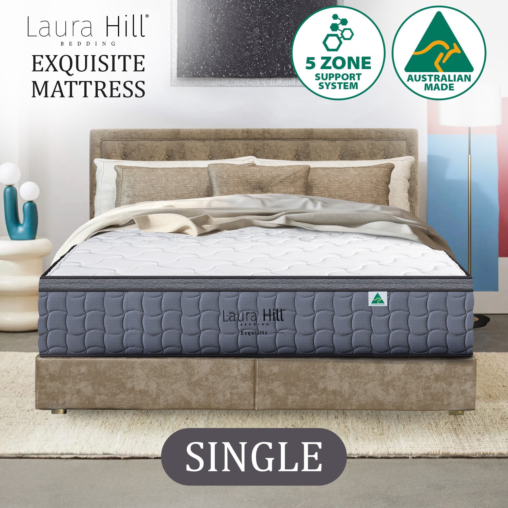 Laura Hill Exquisite Australian Made Single Premium Mattress Chez Guru
