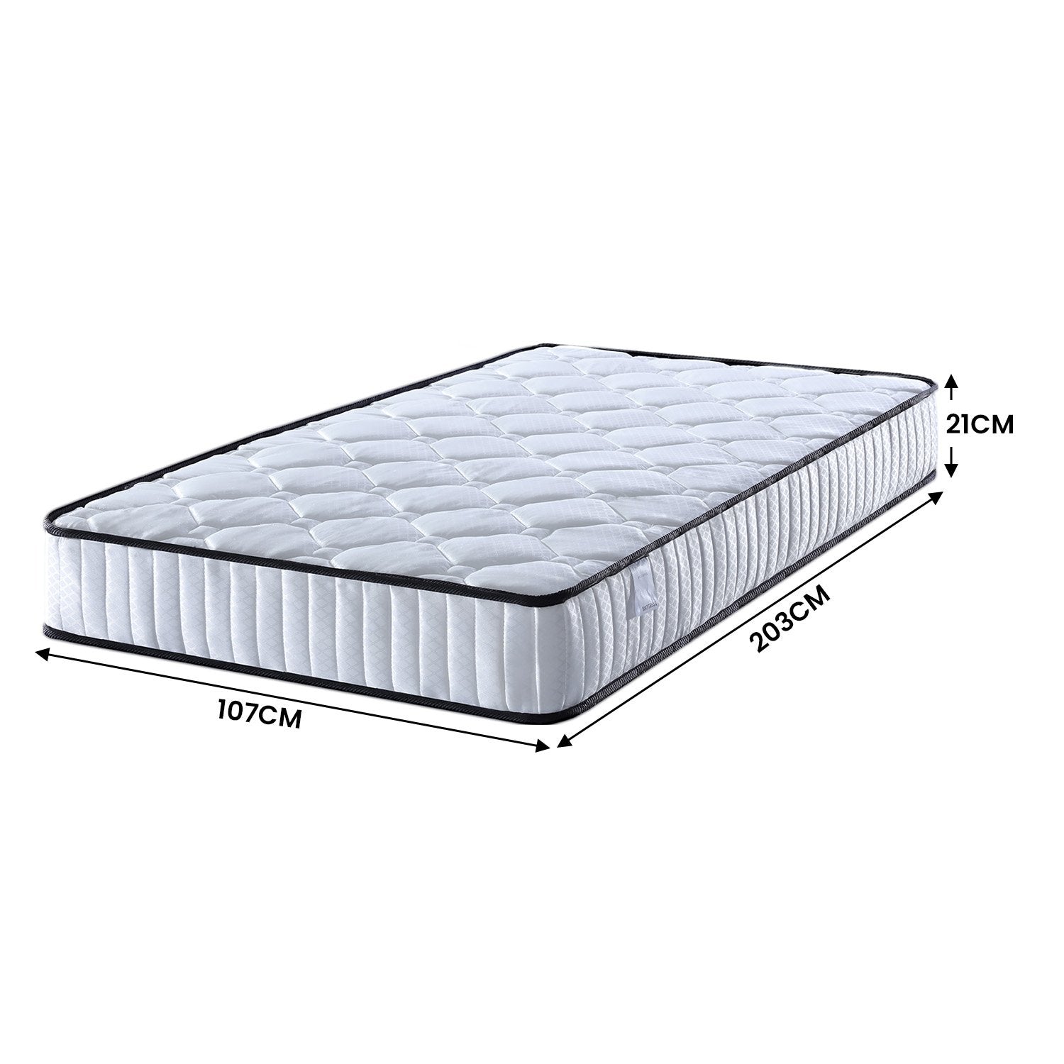 Laura Hill King Single Size Mattress Pocket Spring High Density Foam For Bed Chez Guru