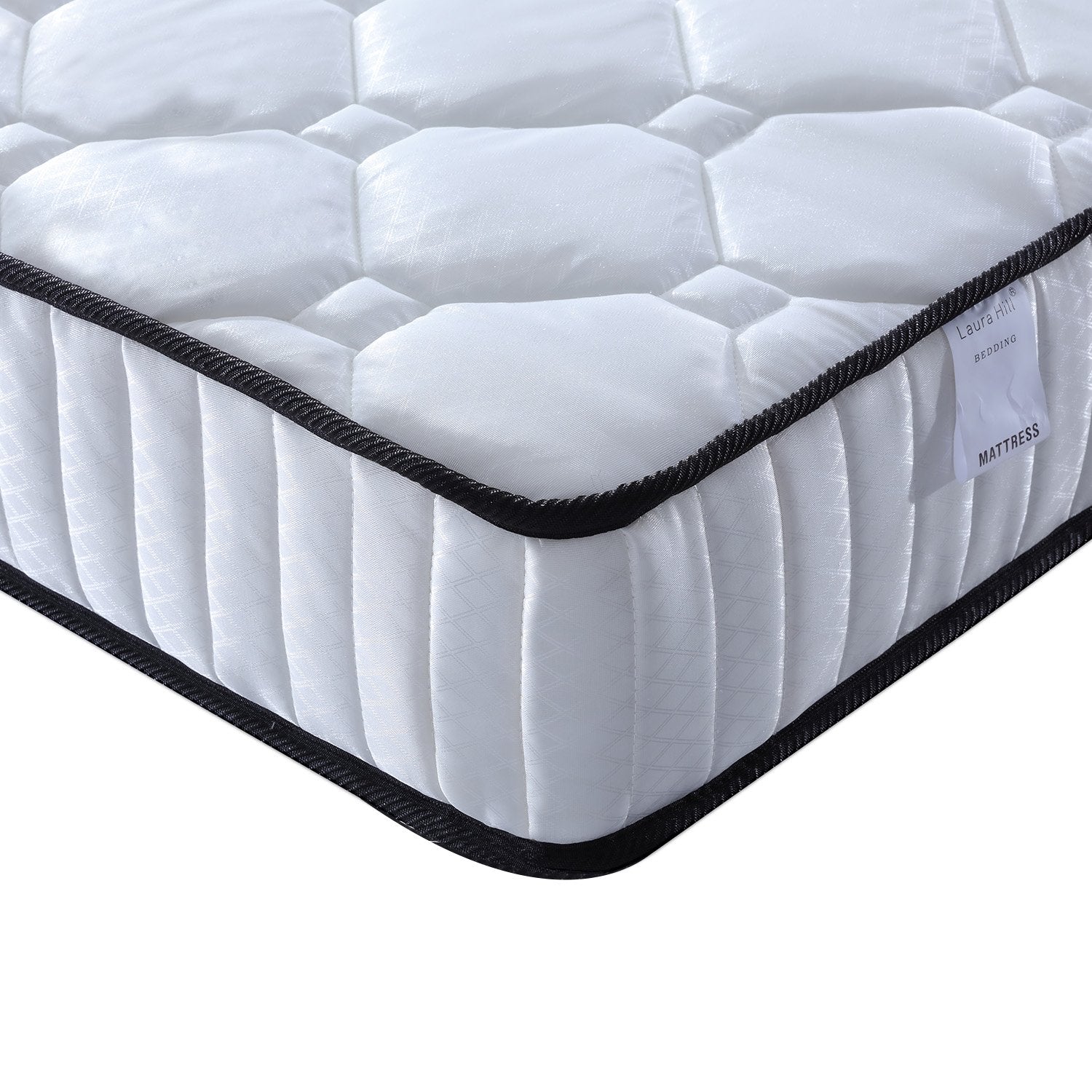 Laura Hill King Single Size Mattress Pocket Spring High Density Foam For Bed Chez Guru