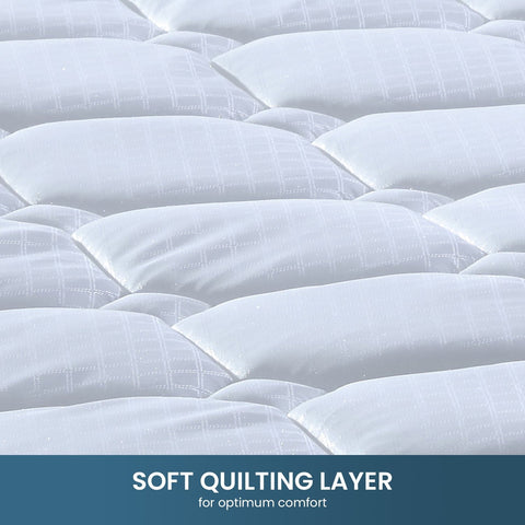 Laura Hill King Single Size Mattress Pocket Spring High Density Foam For Bed Chez Guru