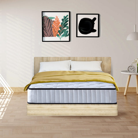 Laura Hill King Single Size Mattress Pocket Spring High Density Foam For Bed Chez Guru