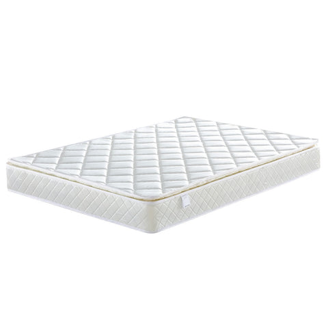 Laura Hill Mattress Queen Size Pillow Top Pocket Spring High Density Foam 22cm Chez Guru