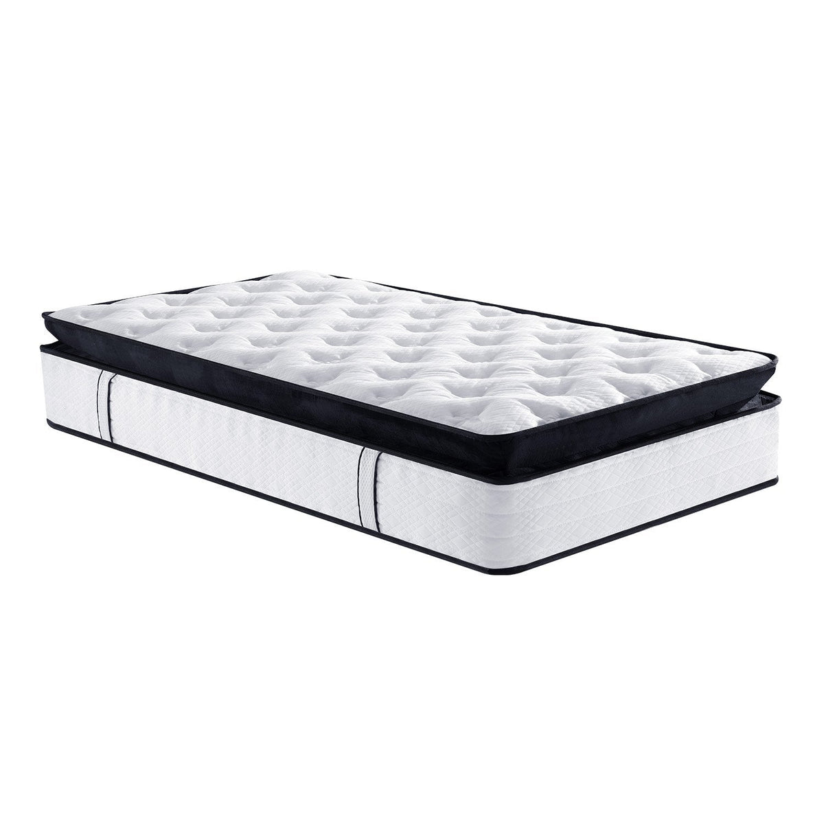 Laura Hill King Mattress Bed Size Euro Top 5 Zone Spring Foam 32cm Bedding Pocket Chez Guru