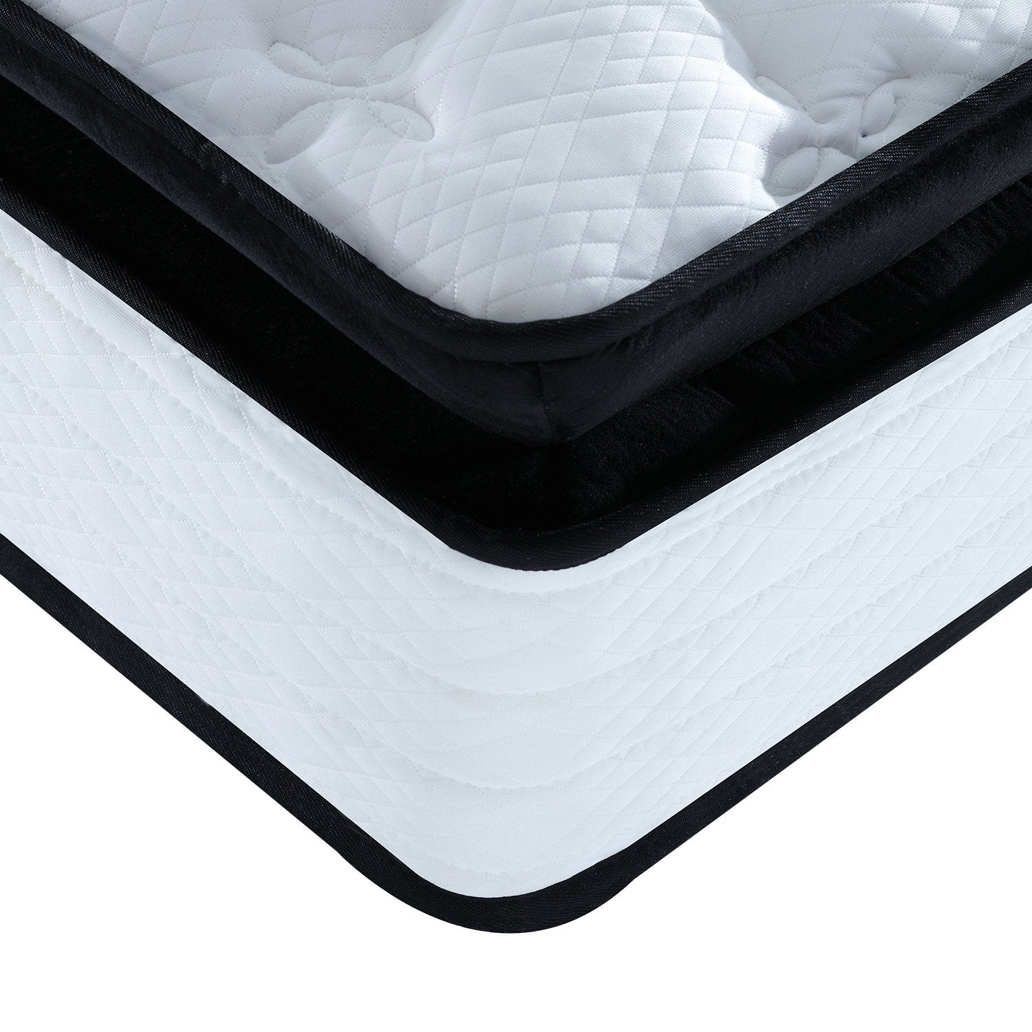 Laura Hill King Mattress Bed Size Euro Top 5 Zone Spring Foam 32cm Bedding Pocket Chez Guru