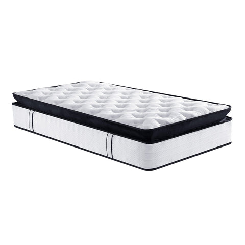 Laura Hill King Single Mattress Bed Size Euro Top 5 Zone Spring Foam 32cm Chez Guru
