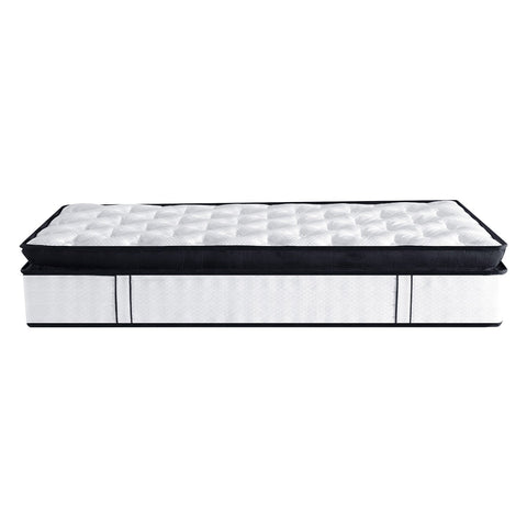 Laura Hill King Single Mattress Bed Size Euro Top 5 Zone Spring Foam 32cm Chez Guru