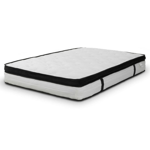 Laura Hill Queen Mattress Bed Size Euro Top 5 Zone Spring Foam 32cm Bedding Pocket Chez Guru