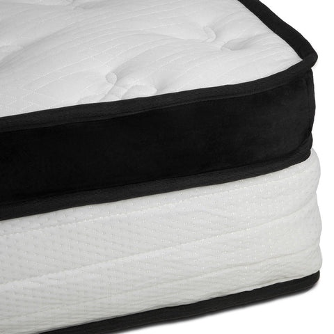 Laura Hill Queen Mattress Bed Size Euro Top 5 Zone Spring Foam 32cm Bedding Pocket Chez Guru