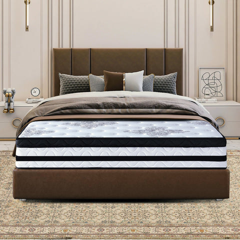 Laura Hill King Single Mattress Bed Size Euro Top 5 Zone Spring Foam 34cm Chez Guru