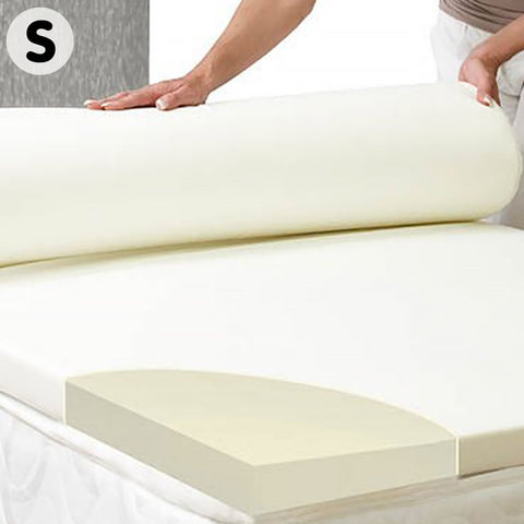 Laura Hill High Density Mattress Foam Topper 7cm- Single Size Bed Chez Guru