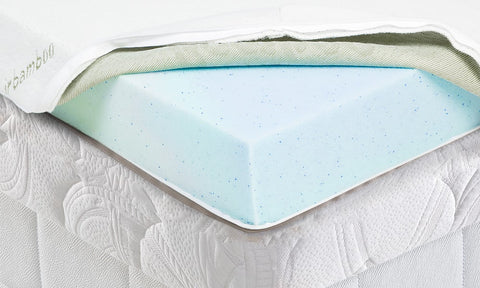 Laura Hill Cool Gel Memory Foam Mattress Topper - King Single Chez Guru