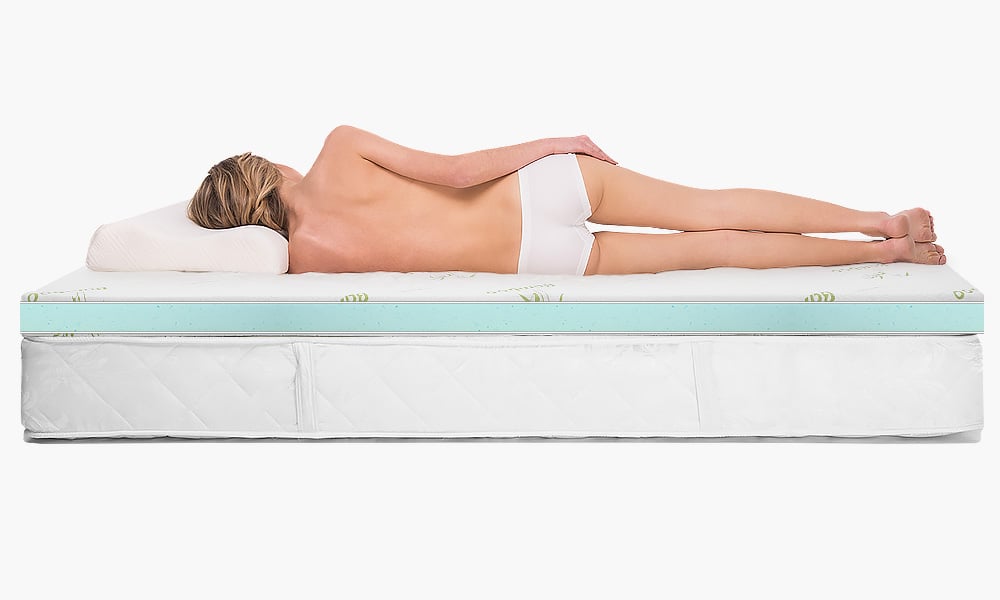 Laura Hill Cool Gel Memory Foam Mattress Topper - King Single Chez Guru