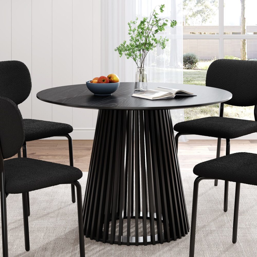 Palmer Sleek Silhouette Dining Table Chez Guru