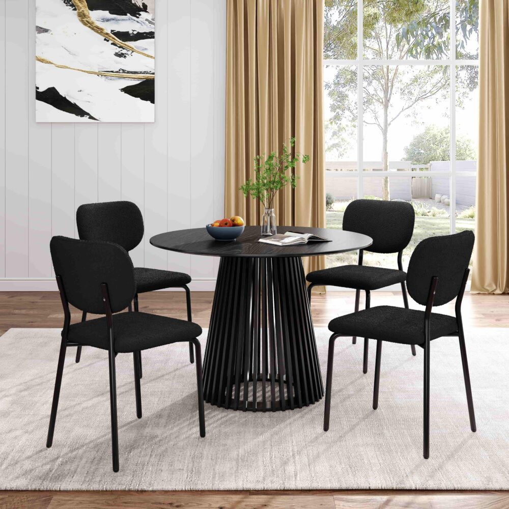 Palmer Sleek Silhouette Dining Table Chez Guru