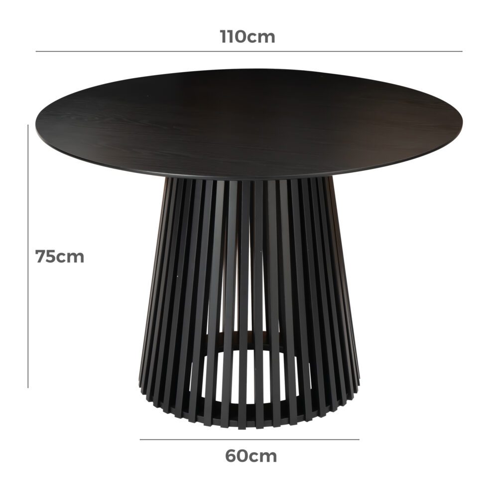 Palmer Sleek Silhouette Dining Table Chez Guru