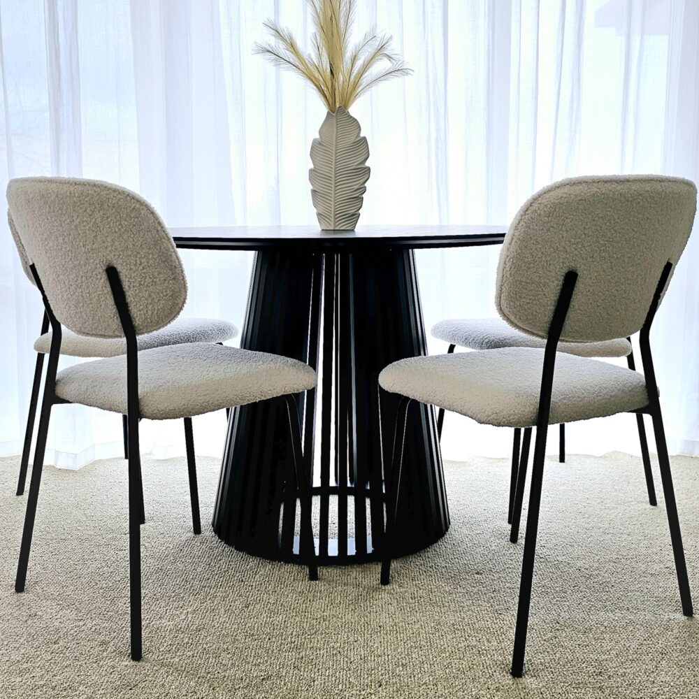 Palmer Sleek Silhouette Dining Table Chez Guru