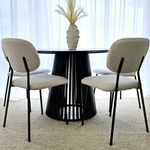 Palmer Sleek Silhouette Dining Table Chez Guru