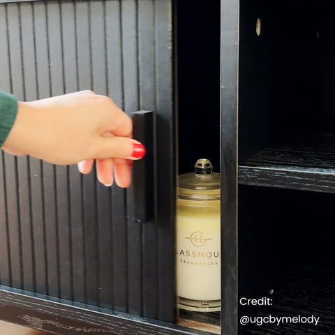 160cm Ribbed Black Entertainment Unit