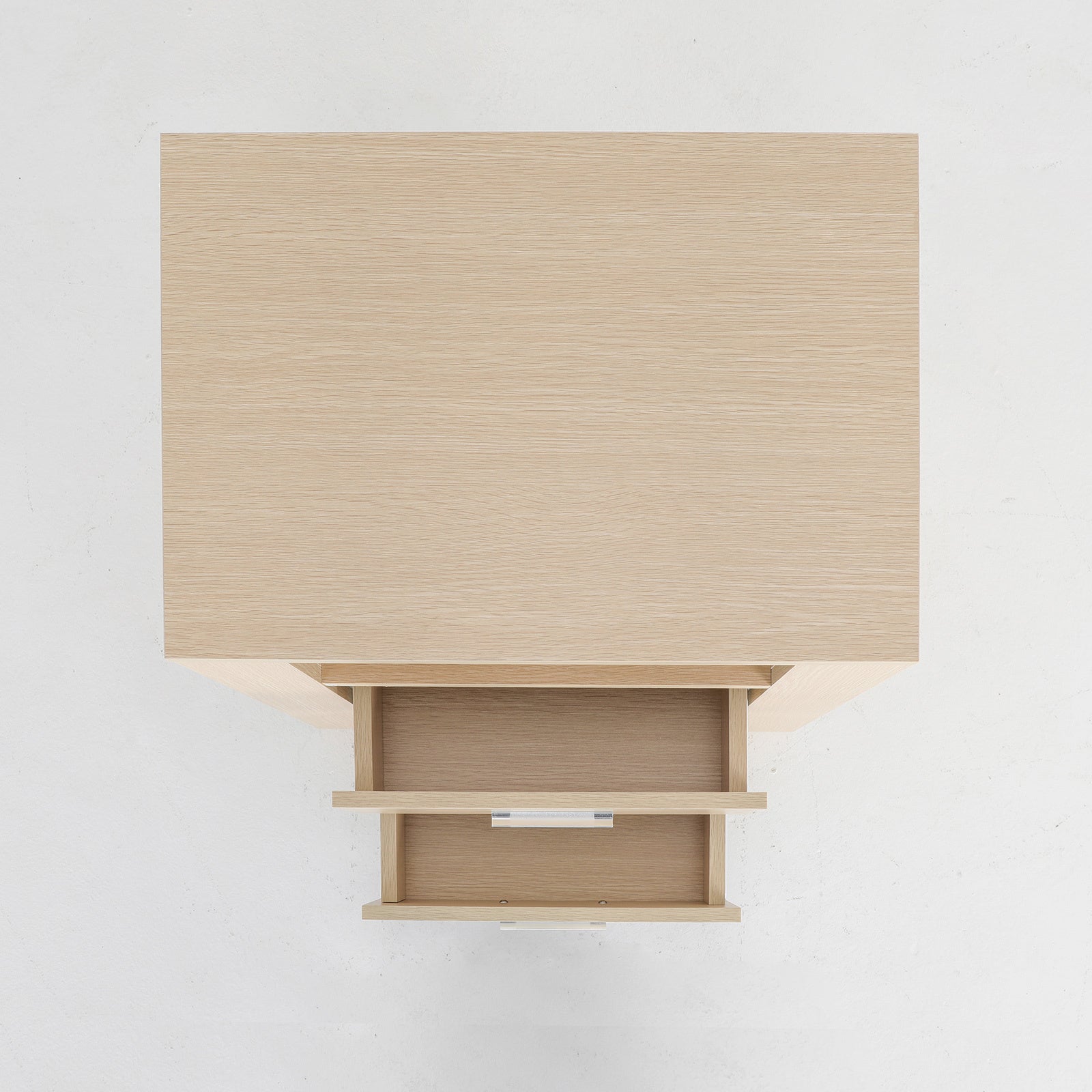 2X Bedside Table Side Storage Cabinet Nightstand Bedroom 2 Drawer 1 Shelf ZURI OAK Chez Guru
