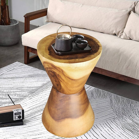 Hourglass Side Table or Stool bedside side drinks table Chez Guru