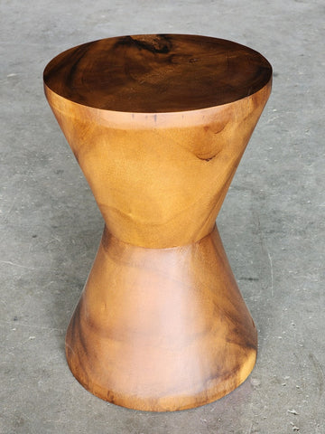 Hourglass Side Table or Stool bedside side drinks table Chez Guru