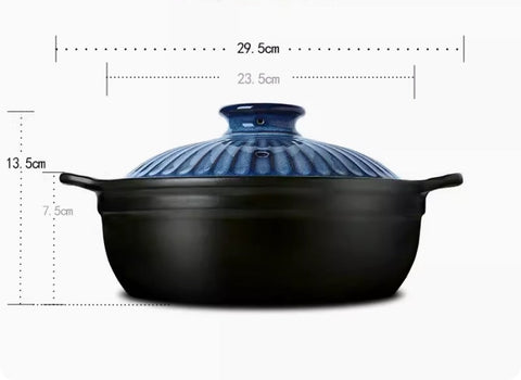 Color King Casserole with Lid Blue (1600ML) Chez Guru